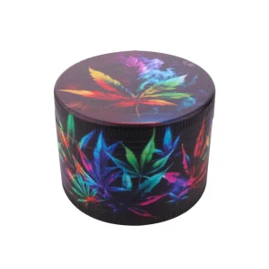 Splash Artwork Herbal Leaf 4-Piece Grinder