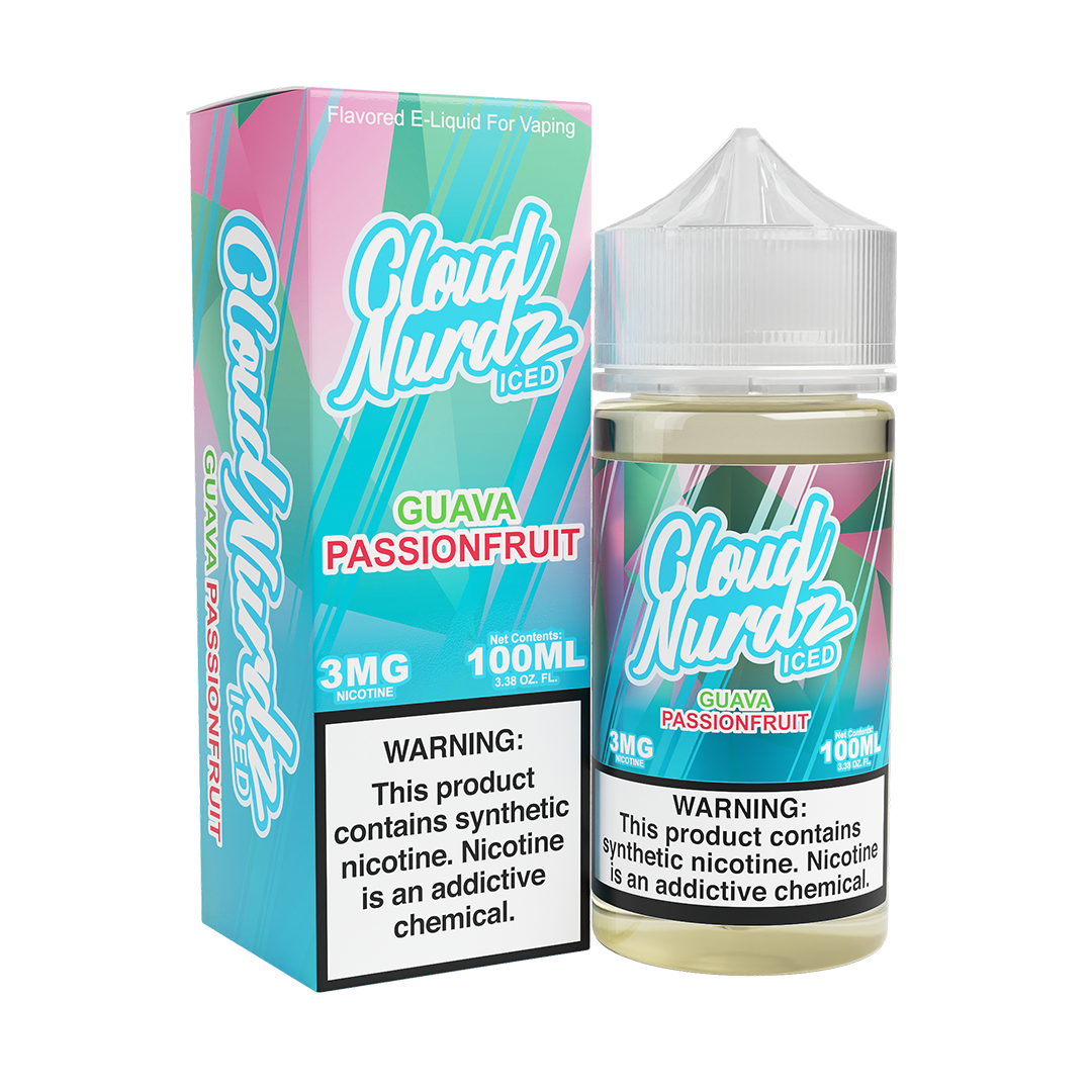 Cloud Nurdz - Pink Guava Passionfruit Iced 100ml