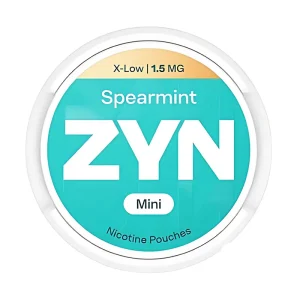 Spearmint ZYN Nicotine Pouches 1.5mg For Sale