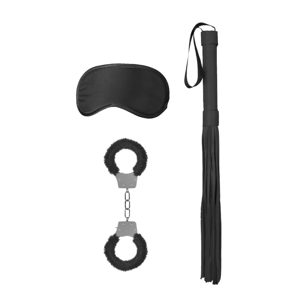 Ouch! Black & White Introductory Bondage Kit #1 Black - Image 2