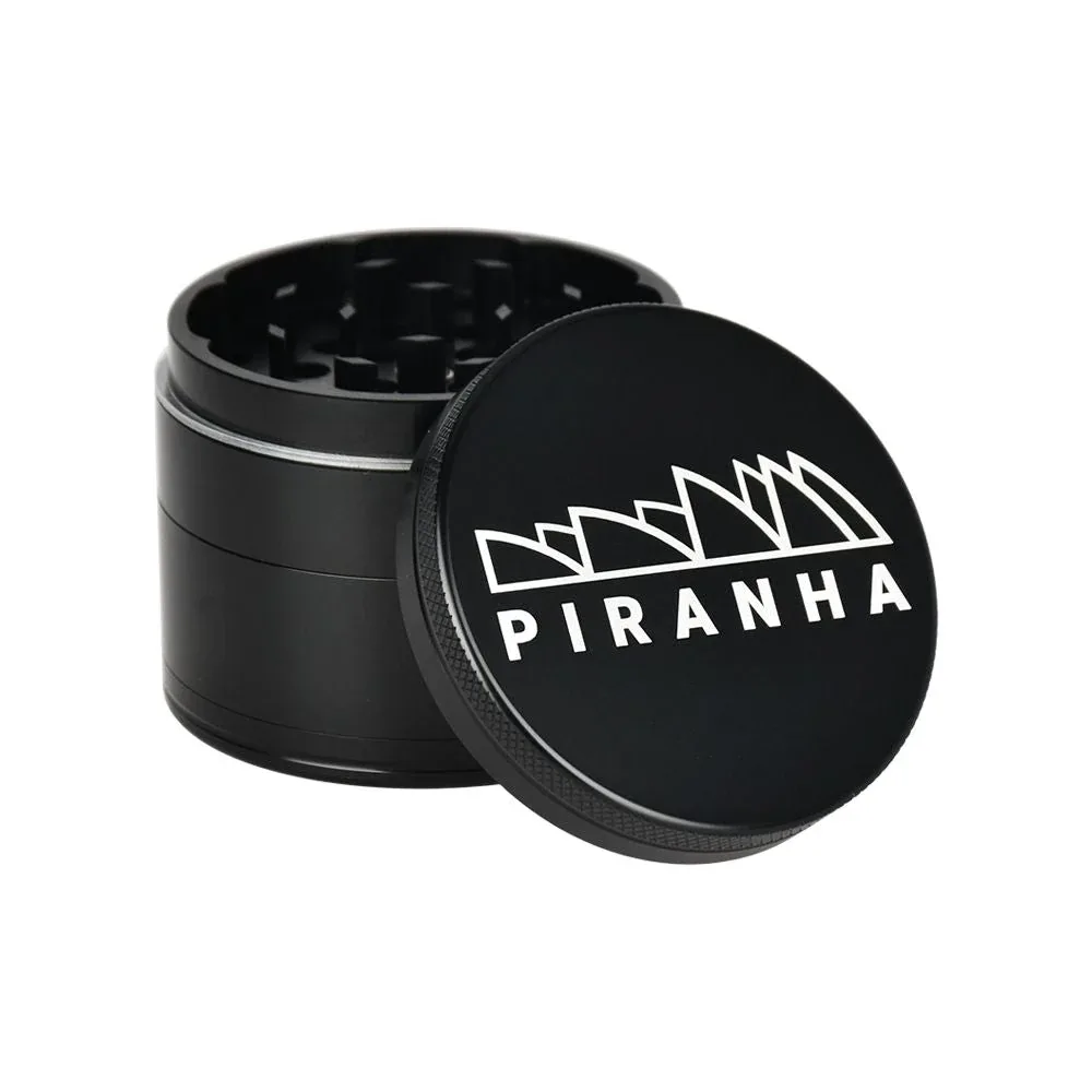 Piranha Pollinator Aluminum Grinder | 4pc | 2.2" - Image 2