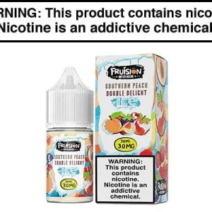 SOUTHERN PEACH DOUBLE DELIGHT ICE BY FRUISION SALTS 30ML