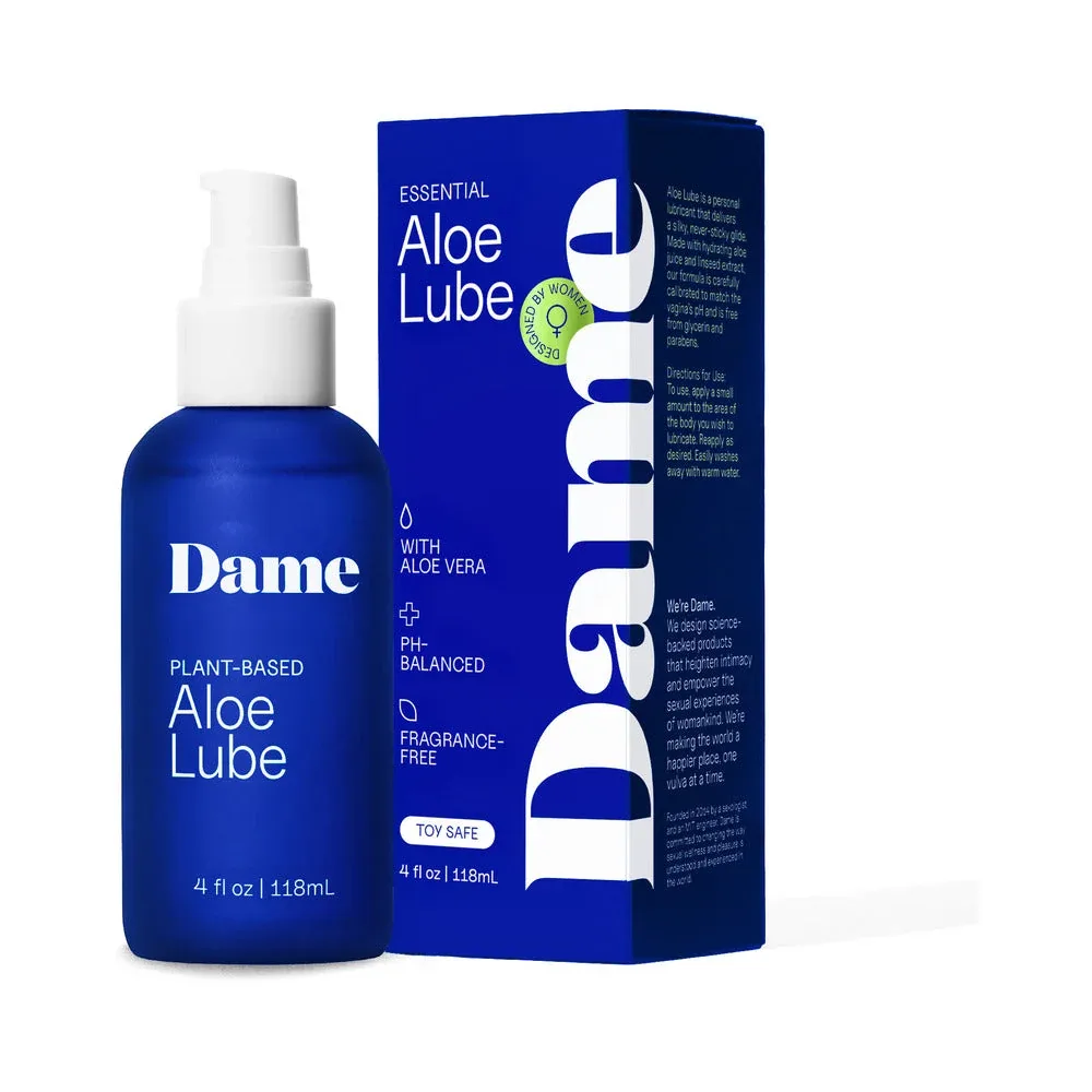 Dame Aloe Lube Personal Lubricant 4 oz. - Image 2