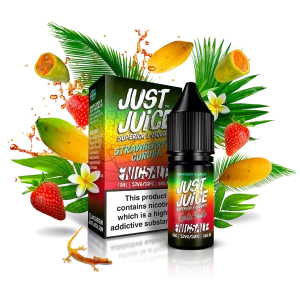 Strawberry & Curuba Just Juice 10ml nicotine salt e-liquid