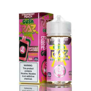 Pod Juice X RAZ E-Liquid - Strawberry Peach Gush