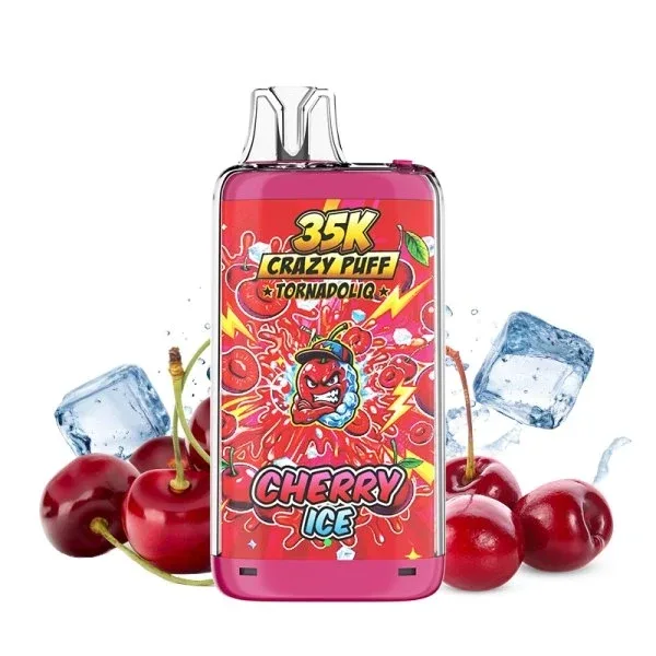 Cherry Ice Crazy Puff 35K 1100mAh 20ml / 2% - Tornadoliq