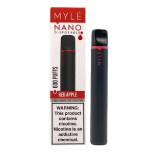 Myle Nano Disposable 600 Puffs Red Apple