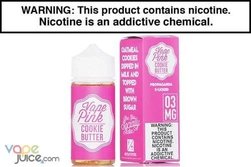 COOKIE BUTTER BY VAPE PINK 100ML - Image 2