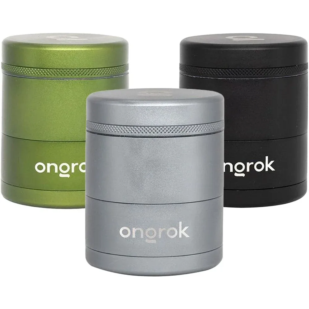 ONGROK Flower Petal Toothless Aluminum Storage Grinder | 5pc - Image 2