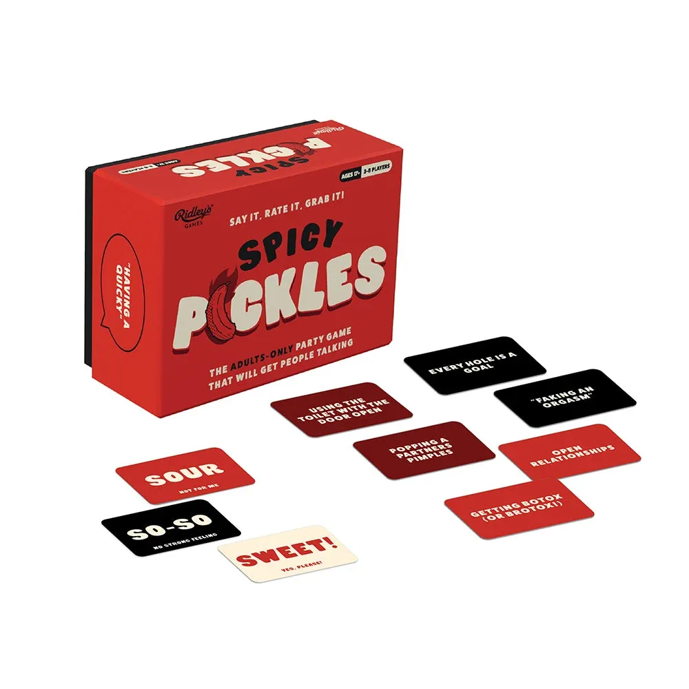 Spicy Pickles: The adults-only party game that will get people talking