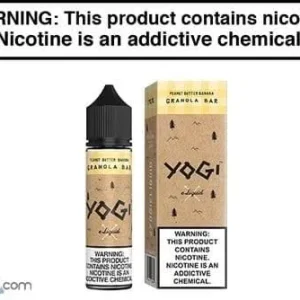 PEANUT BUTTER AND BANANA GRANOLA BAR BY YOGI E LIQUID 60ML