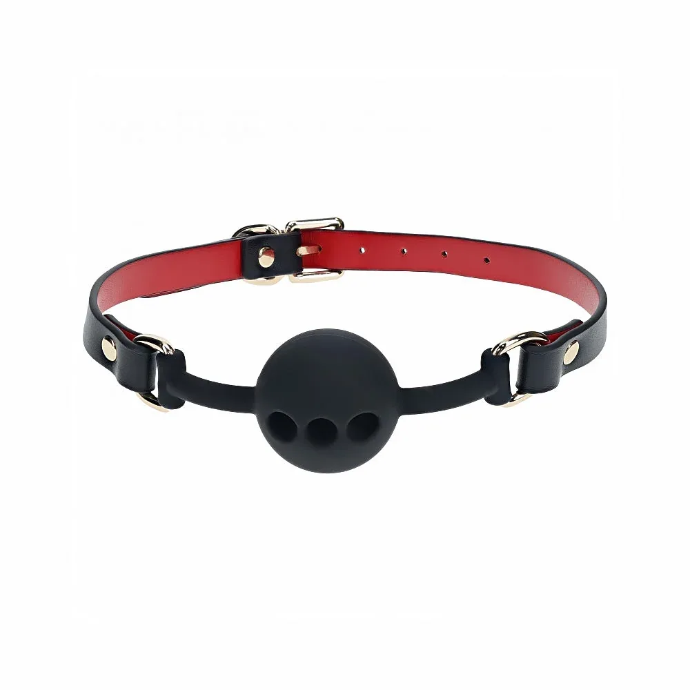 Ouch! International Milan Collection Silicone Ball Gag - Image 2