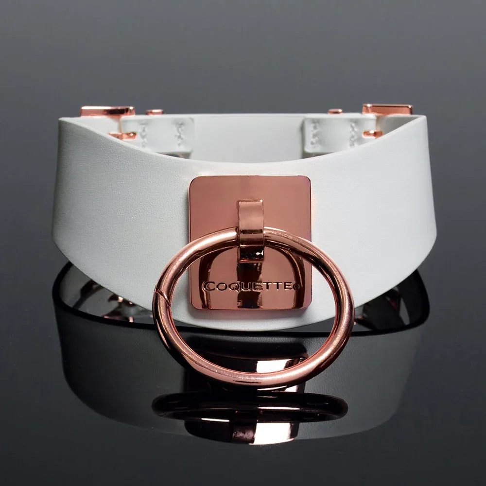 Coquette Pleasure Collection Choker White - Image 2