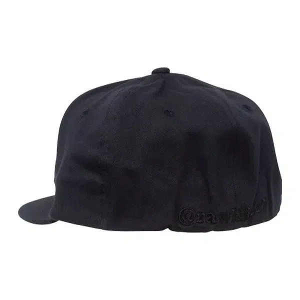 RAW Black on Black Flex-Fit Hat - Image 2