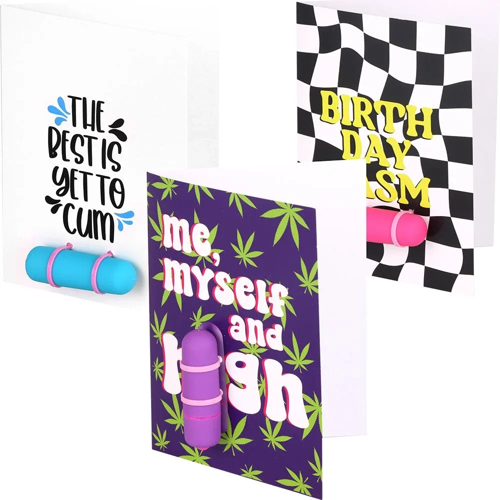 30CT DISPLAY - KushKards Naughty Vibes Greeting Cards - Assorted Designs - Image 2