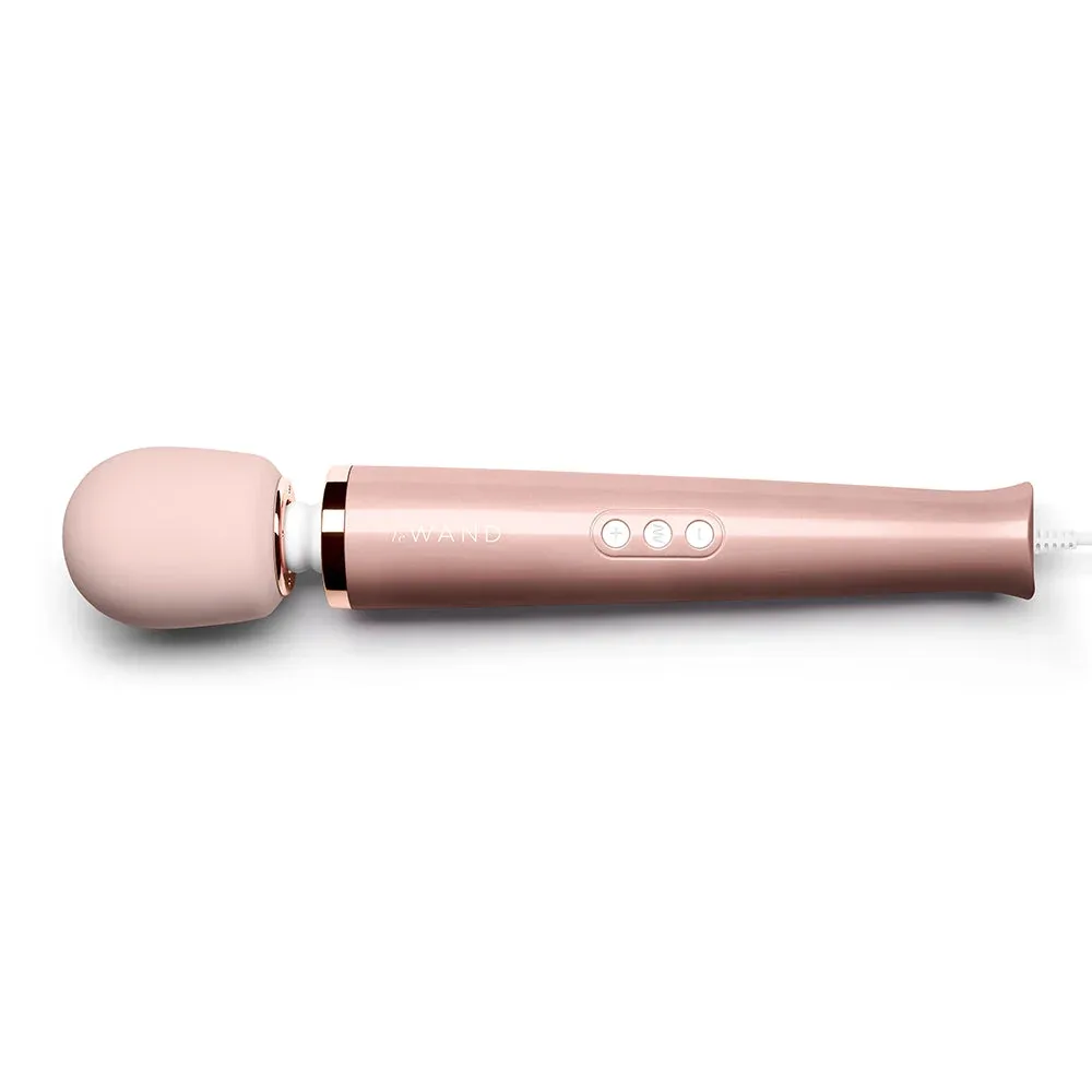 Le Wand Plug-In Vibrating Massager Rose Gold - Image 2
