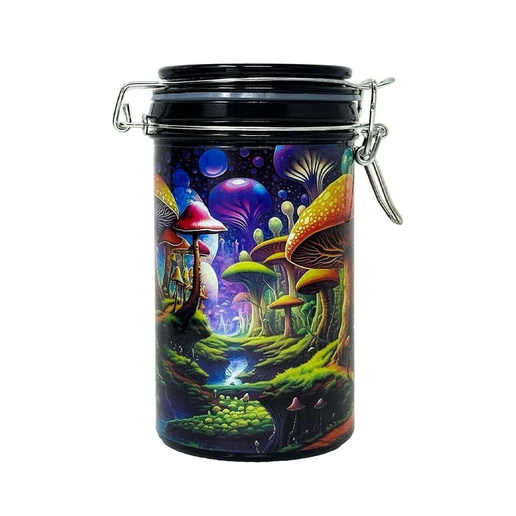 Trippy Mushroom Storage Jar - Image 2