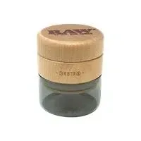 RAW Natural Wood Herbal Grinder 65mm - Image 2