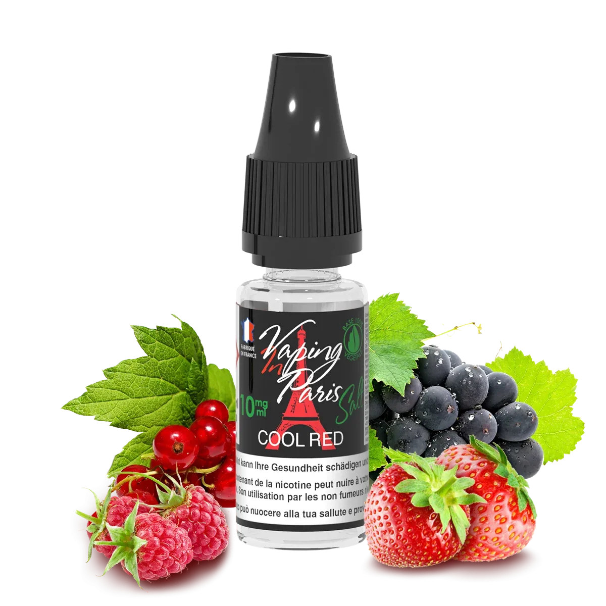 VIP Vaping in Paris – Cool Red Salt Nicotine E-Liquid
