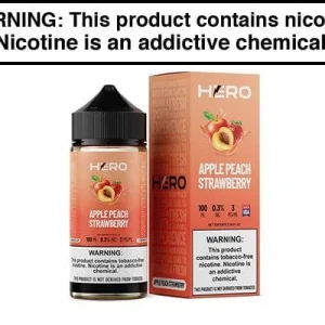 APPLE PEACH STRAWBERRY BY HERO 100ML