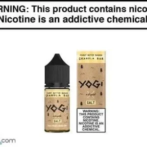 PEANUT BUTTER BANANA GRANOLA BAR BY YOGI E LIQUID SALT 30ML