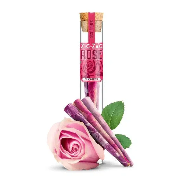 Zig Zag King Size Rose Cones - 8pk Box - Image 2