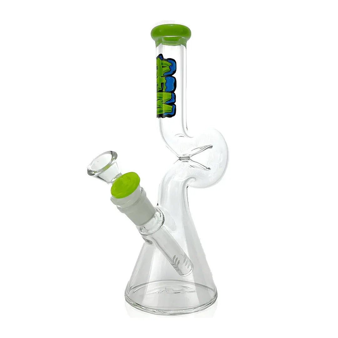 AFM Glass 9" Mini Hunchback Glass Water Pipe - Image 2