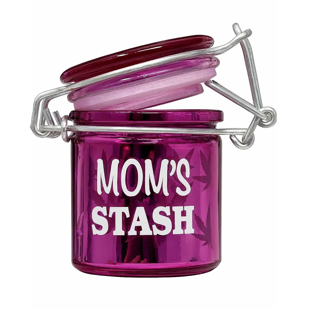 Airtight Glass Mom's Stash Storage Jar - Image 2