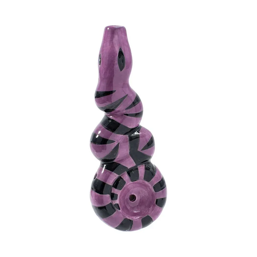 Snake Ceramic Hand Pipe - Image 2