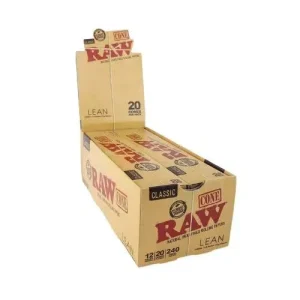 Raw Classic Lean Pre-Rolled Cones - 12pk Box