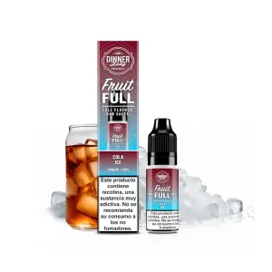 Dinner Lady Fruit Full Cola Ice 10ml Salt E‑Liquid Fizzy Cola & Cool Ice
