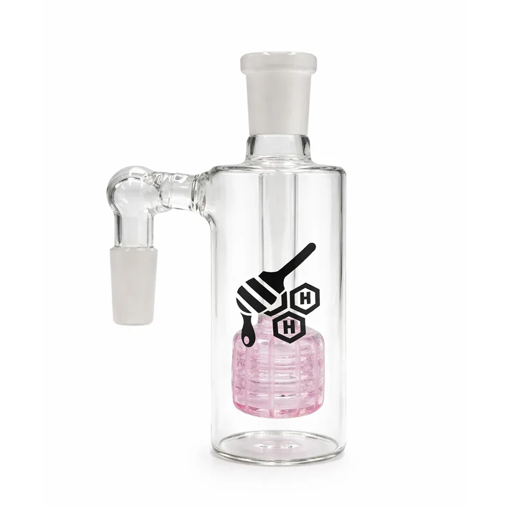 Honeybee Herb Matrix Perc Glass Cylinder Ash Catcher - Image 2