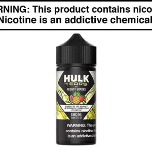 WHITE GUMMY STRAW-MELON CHEW BY MIGHTY VAPORS HULK TEARS 100ML