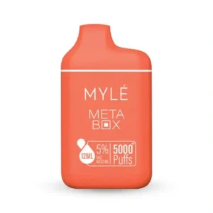 Myle Meta Box Disposable 5000 Puffs Peach Ice