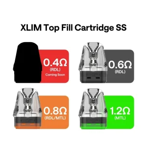OXVA Xlim Top Fill SS Pod Cartridge Refillable