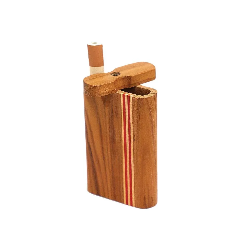 Striped Light Wood Dugout - Image 2