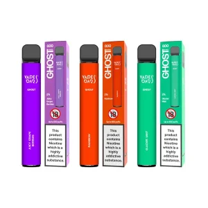 Vapes Bars Ghost 800 Reusable Vape 650 Puffs Nicotine Delivery