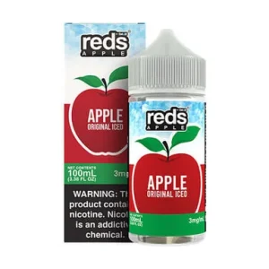 Iced Reds Apple Ejuice 100ml by 7 Daze ⋆ $13.75