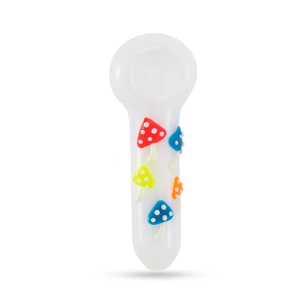 Mushroom Glass Clay Hand Pipe - Image 2