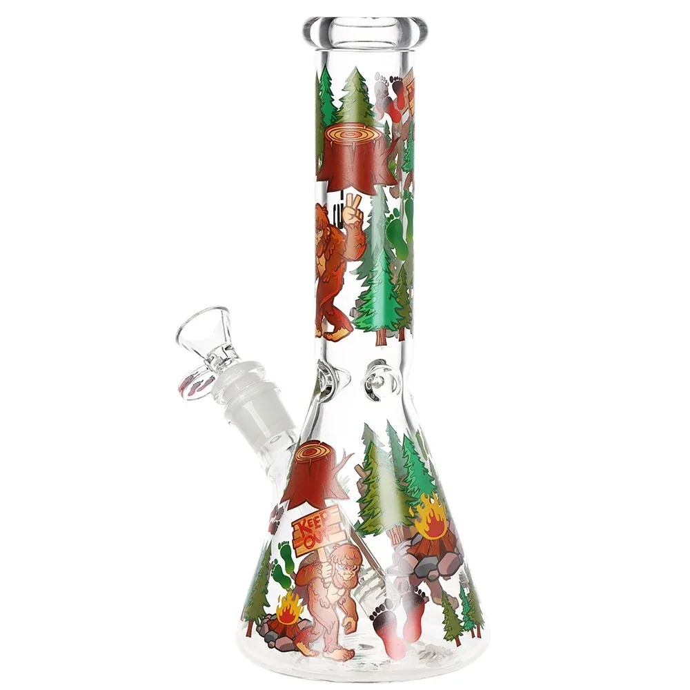 Pulsar Grumpy Bigfoot Beaker Glass Water Pipe - 10" / 14mm F - Image 2