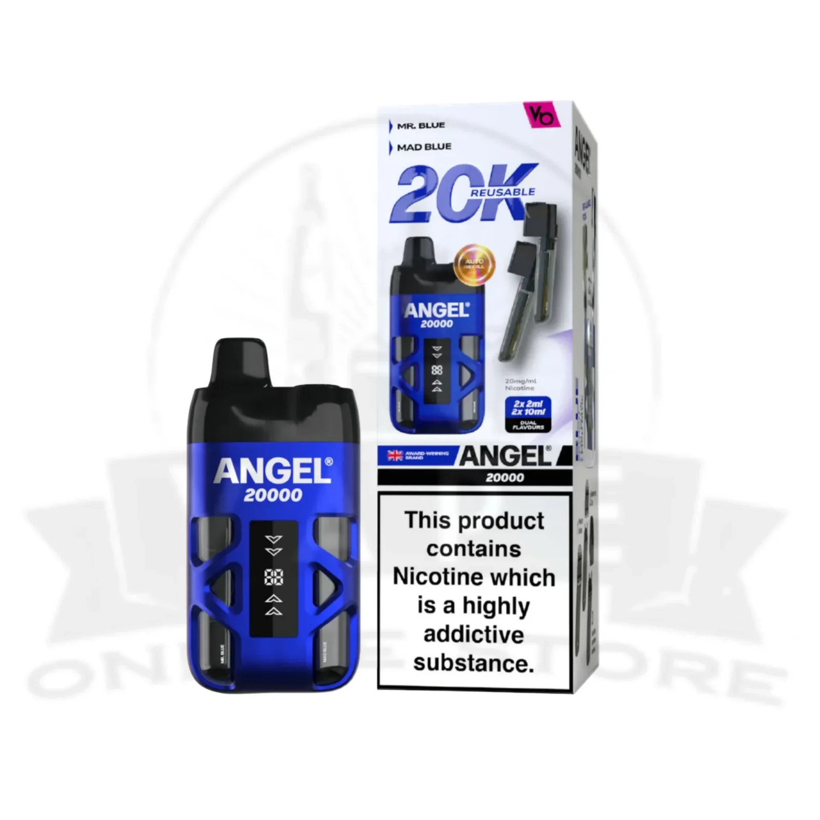 Box Of 10 Vapes Bars Angel 20000 Puff Wholesale Vape - Image 2