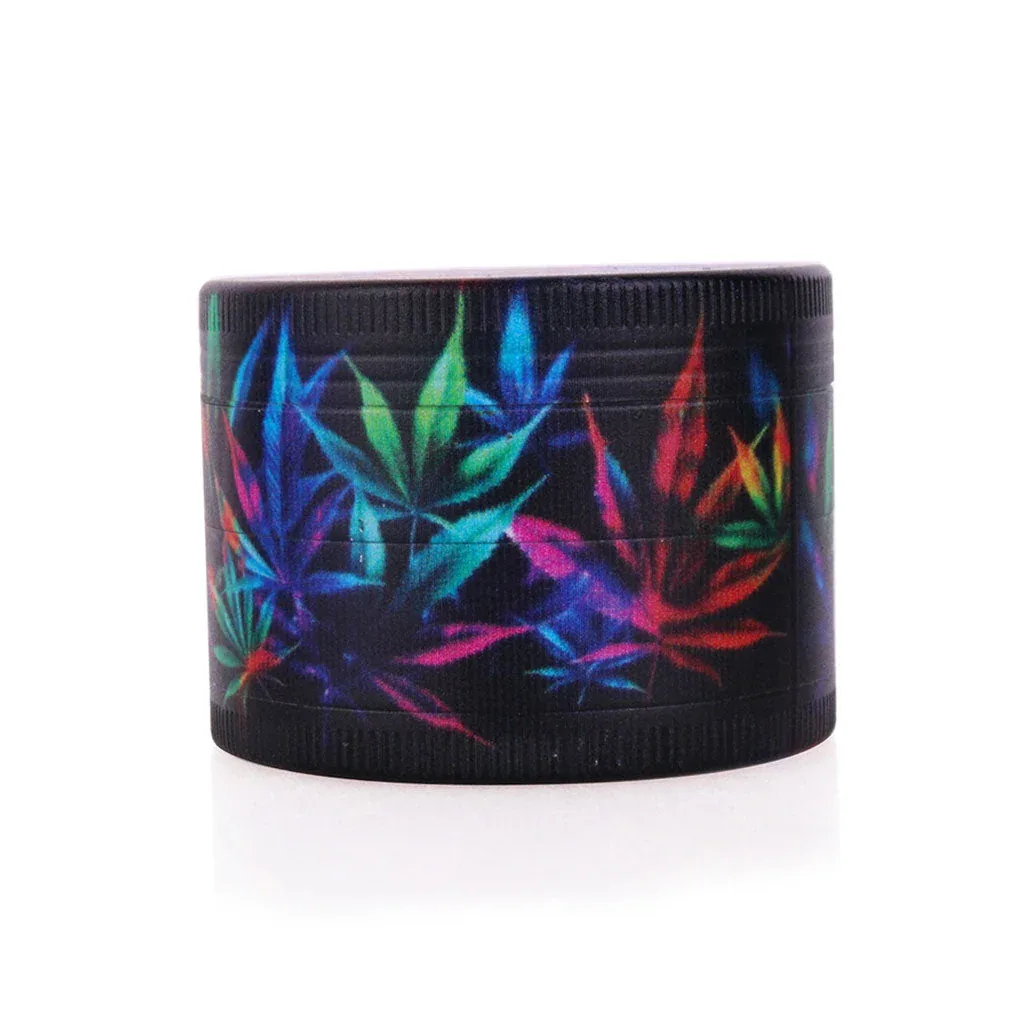 Splash Artwork Herbal Leaf 4-Piece Grinder - Image 2
