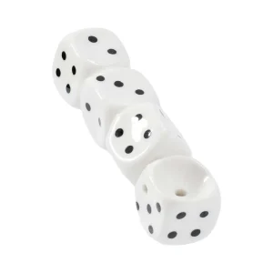 Stacked Dice Ceramic Pipe
