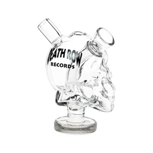 Death Row Records Skull Glass Blunt Bubbler | 2.75"