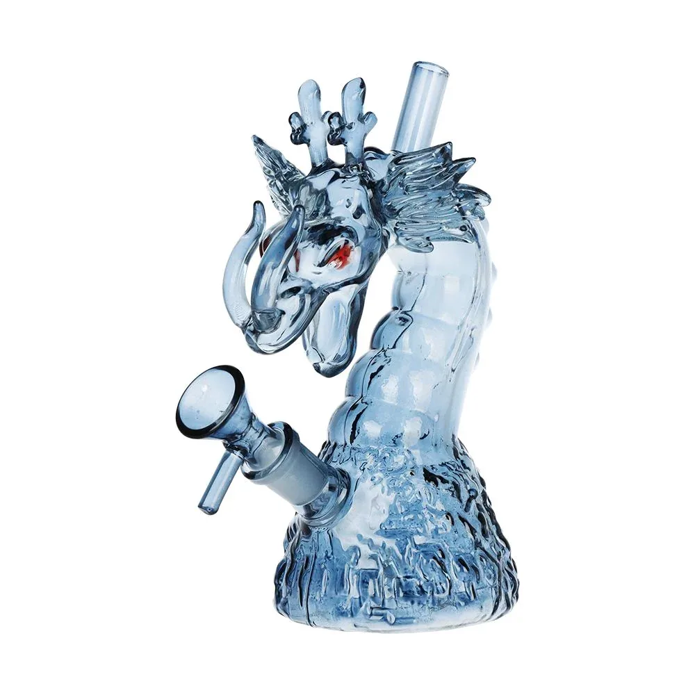 SeshGear Rising Dragon Glass Water Pipe | 6.75" | 14mm F - Image 2