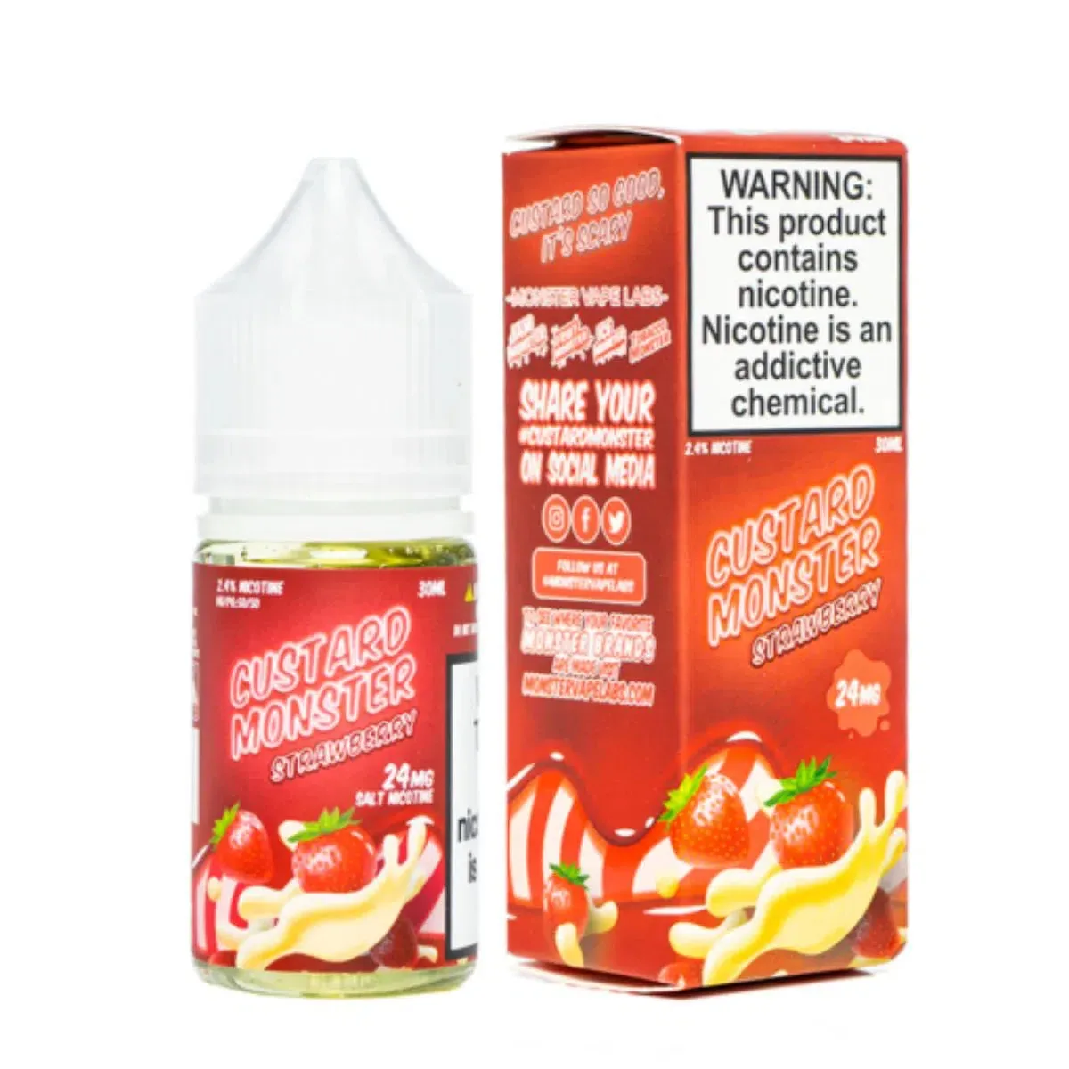 Custard Monster Salts E-Juice 30ml - Image 2