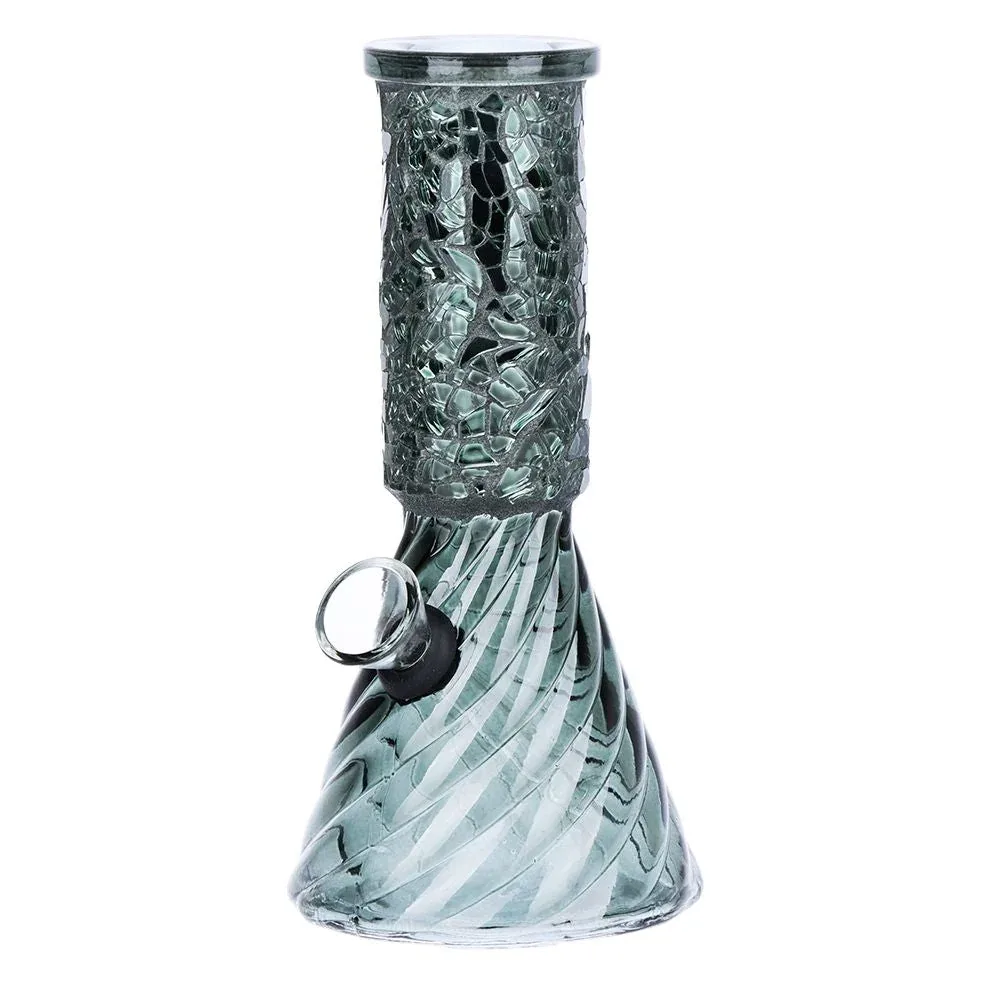 SeshGear Crystalline Beaker Mini Glass Water Pipe - 6" / 6ct - Image 2