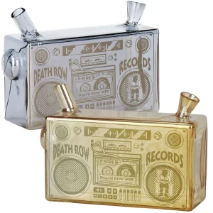 Death Row Records Boom Box Glass Blunt Bubbler | 5"