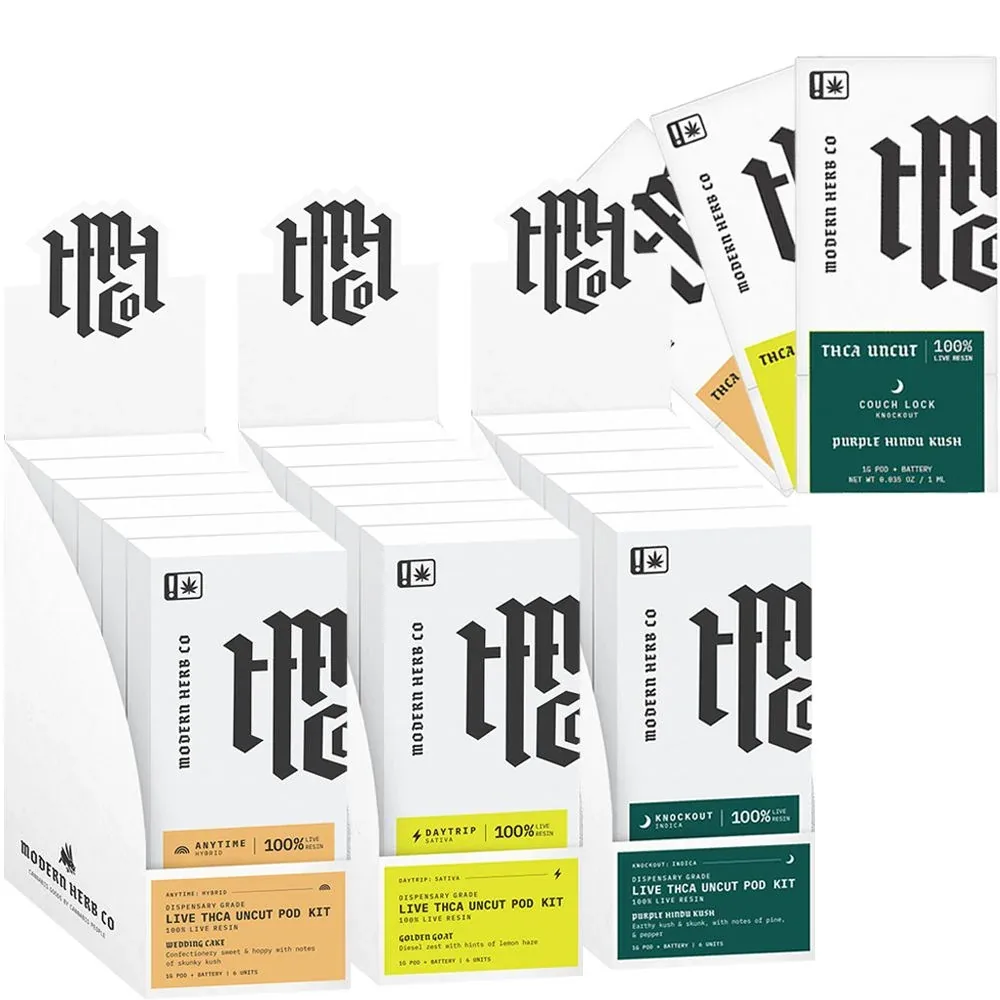 Modern Herb Co Live Uncut THCA Pod Starter Kit - 1g