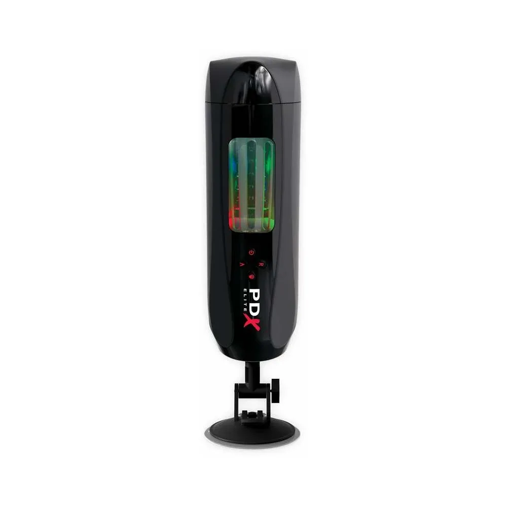 PDX Elite Ultimate Milker 2 Rechargeable Gyrating Suction Stroker With Hands-Free Suction Cup - Image 2